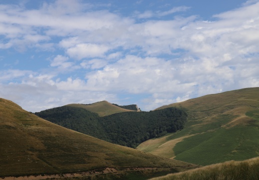Flanc de l'okabe (Occabe) et Ahuntzbide