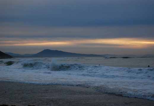 Coucher du soleil sur le Jaizkibel