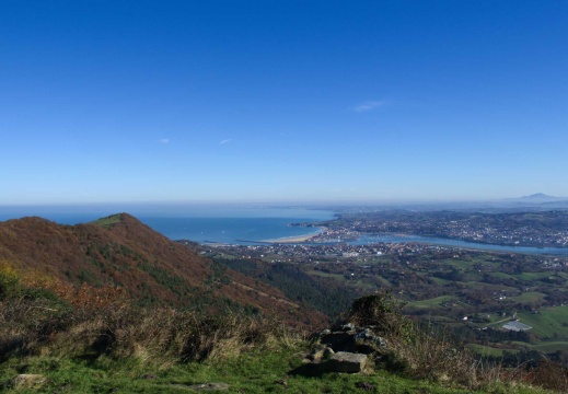 Fontarrabie, baie de Txingudi et Hendaye